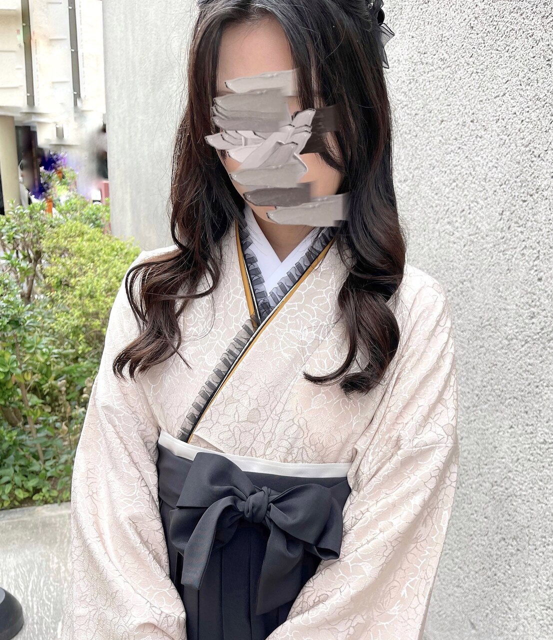 卒業式袴着付け ハーフツインアレンジ：L192128643｜マノハル(MANOHARU