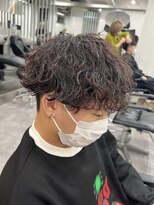 アーリー(Ali'i)&nbsp;波巻きスパイラルパーマ刈り上げマッシュ