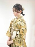ヘアセット:編み下ろし