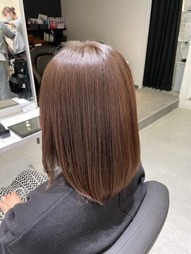 トレ(tre.) 縮毛矯正×ミディアム【甲子園口/髪質改善】