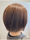 切りっぱなしボブ