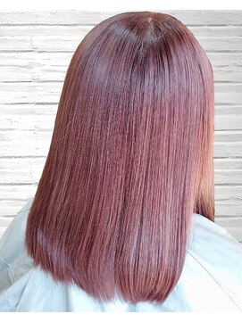 美容室 ホワイトボックス 本店 セミロング/ブリーチダブルカラー/ピンクアッシュ