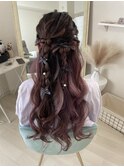 ニュアンスハーフアップhair