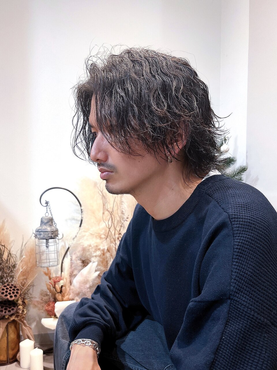 【men's限定】カット＋アクアパーマ【men's/メンズカット/明石/大久保】