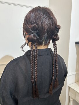 セット アンド バイ ルゥーダ 品川駅前店(SET and..by Rouxda.) 韓国風ツインアレンジ