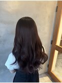 カシスレッドカラー イルミナカラー トレンドヘア 韓国ヘア 池袋