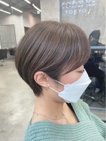 モードケイズトウキョウ 銀座店(MODEK'S TOKYO)&nbsp;レイヤーカット/顔周り/前髪カット/ショート/ボブ/ボブレイヤー