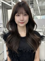 エヌアイ オモテサンドウ(ni omotesando)&nbsp;憧れ韓国くびれヘア/顔まわりカットレイヤーカット艶髪黒髪