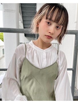 ゲーム バイ アランスミシー 横浜(GAME by Alan Smithee) インナーカラー/フェイスフレーミング/ケアブリーチ