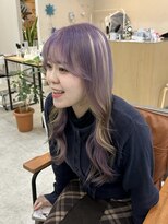 メル ヨコハマ(MeL)&nbsp;インナーカラーpurple×blond