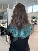 グラデーションカラー デザインカラー ハイトーン ブリーチ