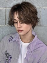 ユーフォリア 渋谷グランデ(Euphoria SHIBUYA GRANDE)&nbsp;色っぽセンターパート　ナチュラルパーマ　ニュアンスパーマ