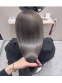 卒業カラー シルバーグレージュ ブリーチ 初カラー 三宮 元町