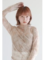 ナナツボシテテラ(tetera)&nbsp;前髪似合わせシースルーバング　切りっぱなしスタイル