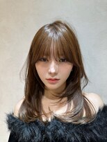 ロンド ルージュ 銀座店(Lond rouge)&nbsp;イメチェン外ハネボブ美髪×ブリーチなしレイヤー韓国[銀座]