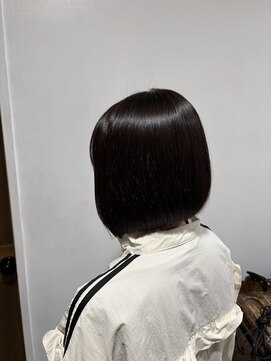 イリル バイ レシッド 自由が丘(ibrel by rcid) ミニボブアッシュブラウンカラー