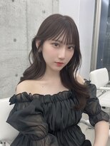 フォンズ(FONS)&nbsp;グレージュ/韓国くびれヘア/ロングレイヤーカット/学割