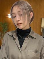 ヤイエ 青山店(yiye)&nbsp;マッシュショート丸みショートボブくびれショート金髪ショート