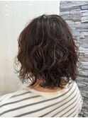 大人ショートボブヘアくびれショートヘア白髪染めグレイカラー