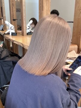 ラグーン(LAGOON) ホワイトミルクティーベージュ/バレイヤージュ/ケアブリーチ