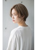 *ショートボブ/ショートヘア/脱白髪染め/白髪ぼかし/髪質改善
