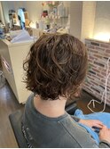 ミディアムボブパーマ