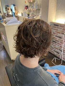 クー(Kuu) ミディアムボブパーマ