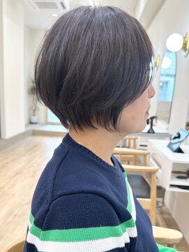 セイドット リー(Say. Ree) say.ショートボブひし形ショートオリーブグレーアッシュブロンド