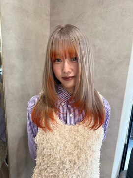 リエンスオーラ(RIENS aura) 【RIENS aura】裾カラー×植田亜優