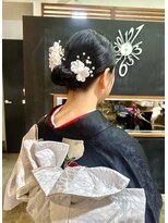 アビリティ ヘアー(ability hair)&nbsp;和装　成人式　シンプルお団子アップスタイル