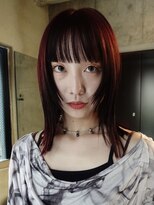 ベンジー 代々木上原店(benji) ボルドー 顔まわりレイヤー