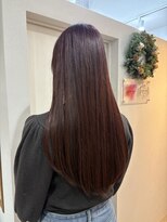 マーブル ヘアー(marble hair)&nbsp;大人女子ワインレッドカラー