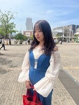 コワファースト 大分(COIFF1RST)&nbsp;ブリーチなし！パープルブラウンカラー