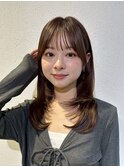 イメチェン/ピンクベージュ/前髪カタログ/クールショート