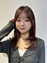 ファルベ(Farbe)&nbsp;イメチェン/ピンクベージュ/前髪カタログ/クールショート