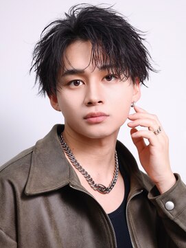 リップス 表参道店(LIPPS) 【ルーズパーマ】刈り上げ センターパート