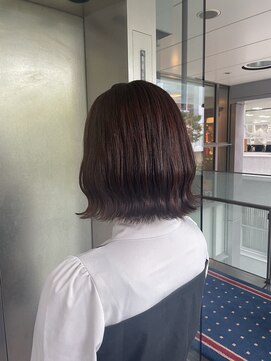 シュープ アニュー ラスパ太田川店(SHOOP anyu) ぷつっとボブ×ツヤ感カラー