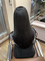 アクシス 栄店(`AXIS)&nbsp;森崎ミルクティーブロンド/ダークブルー/デジタルパーマ/栄