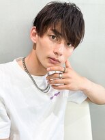 シアター 前橋(theater)&nbsp;20代30代爽やか縦落ちメンズパーマナチュラルブラウン春カラー