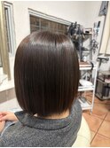 髪質改善矯正　髪質改善カラー
