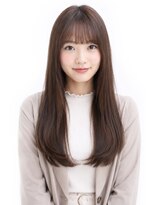 ソレイユ(Soleil)&nbsp;シースルーバングとロングヘアと