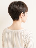 小顔ハンサムショート/ブリーチなしカラー/大人可愛いp上尾