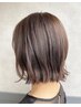 【エイジングケアCOLOR】ケアCOLOR+カット +潤いTR+バブルSPA 22000→¥18700
