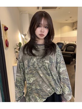 ニコフクオカヘアーメイク(NIKO Fukuoka Hair Make) 【NIKO】ハッシュカット/レイヤーカット/透けブラウンカラー