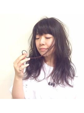 ヘアリゾート サニー(hair resort sunny) ゆるふわアッシュにチラ見せバイオレット