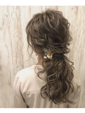ヘアメイクアート(Hair make Art) アレンジローポニーテル☆カジュアルスタイル／デートスタイル