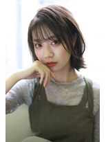 ティメレ 神戸三宮(Timere)&nbsp;☆アッシュブラウン×フレンチ外ハネボブ☆【Timere 神戸三宮】