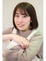 エミュ 天文館店(eMu) 大人可愛いナチュラルボブ