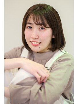 エミュ 天文館店(eMu) 大人可愛いナチュラルボブ