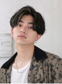 サイドグラデーションスリークショートシルバーカラー